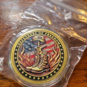 THANK YOU FOR YOUR SERVICE. UNITED STATES OF AMERICA CHALLENGE COIN